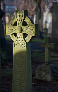 Head Stone in Dean Cemetery